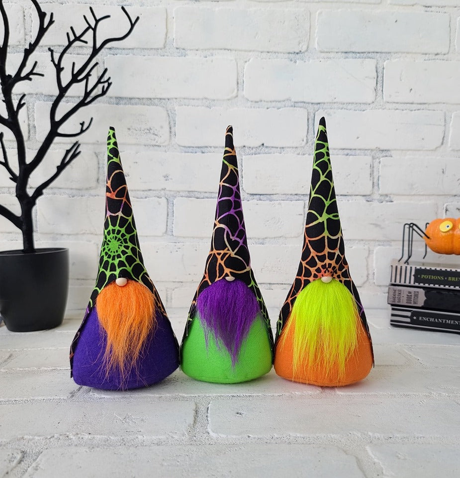 Neon Spider Web Gnome