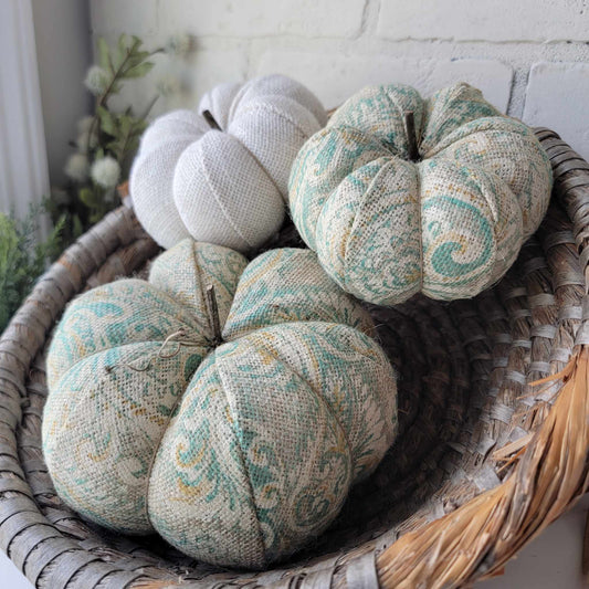 Waverly Nursery Burlap Pumpkin Trio