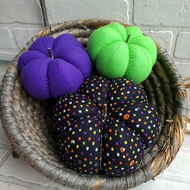 Polka Dot Pumpkin Trio