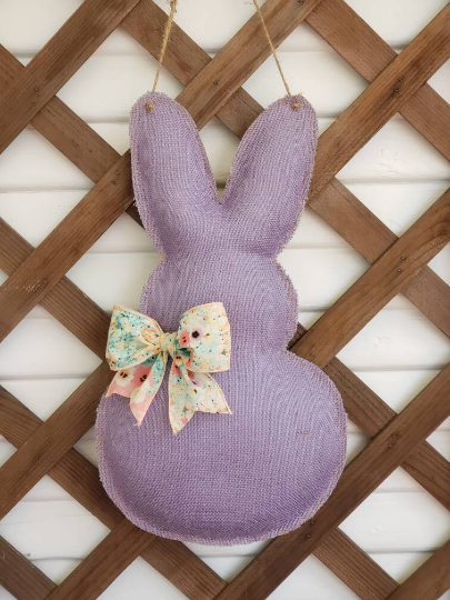 Peep Easter Bunny Door Hanger
