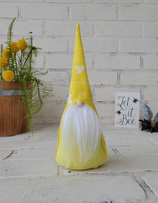 Yellow Honey Bee Gnome