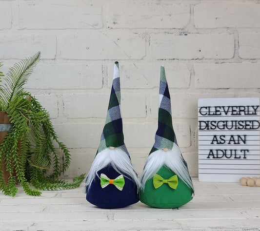 Irish Plaid Gnome