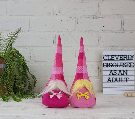 Pink Spring Gnome