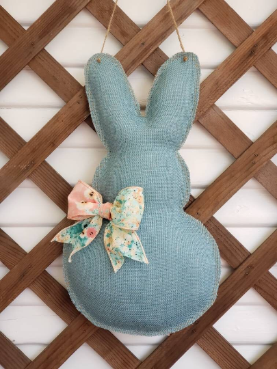 Peep Easter Bunny Door Hanger